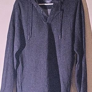 Mizzen and Main men's hooded thin sweatshirt size medium